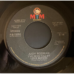 Judy Rodman I've Been Had By Love Before USED VINYL 7INCH PROMO