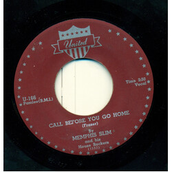 Memphis Slim And The House Rockers Call Before You Go Home / This Is My Lucky Day USED VINYL 7INCH