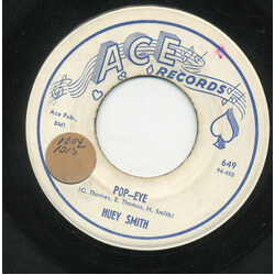 Huey "Piano" Smith & His Clowns Pop-Eye  / Scald-Dog USED VINYL 7INCH