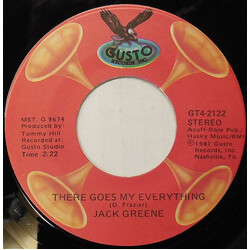Jack Greene There Goes My Everything USED VINYL 7INCH 45 RPM SINGLE