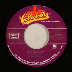 Stevie Wonder My Cherie Amour / Yester-Me, Yester-You, Yesterday Vinyl 7" USED