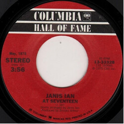 Janis Ian At Seventeen / When The Party's Over USED VINYL 7INCH 45 RPM REISSUE STYRENE STEREO