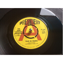 Johnny Hawkins & His Orchestra Tour De France USED VINYL 7INCH 45 RPM SINGLE PROMO