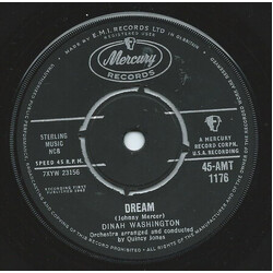 Dinah Washington Dream USED VINYL 7INCH 45 RPM SINGLE