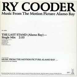 Ry Cooder The Last Stand USED VINYL 12INCH PROMO