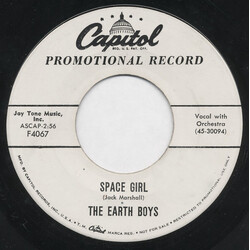 The Earth Boys Space Girl / Barbara Ann USED VINYL 7INCH 45 RPM SINGLE PROMO