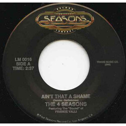 The Four Seasons / Frankie Valli Ain't That A Shame / Marlena USED VINYL 7INCH 45 RPM SINGLE