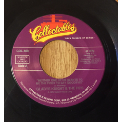Gladys Knight And The Pips Neither One Of Us (Want's To Be The First To Say Goodbye) Vinyl 7" USED