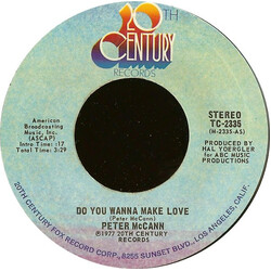 Peter McCann Do You Wanna Make Love VINYL 7" USED