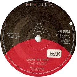 The Doors Light My Fire USED VINYL 7INCH 45 RPM SINGLE REISSUE STEREO