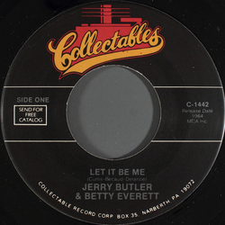 Jerry Butler / Betty Everett Let It Be Me Vinyl 7" USED