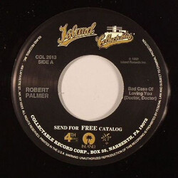 Robert Palmer Bad Case Of Loving You (Doctor Doctor) / Looking For Clues Vinyl 7" USED