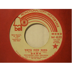 Dawn (5) / Tony Orlando Vaya Con Dios Vinyl 7" USED