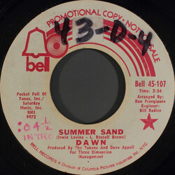 Dawn (5) Summer Sand USED VINYL 7INCH 45 RPM PROMO