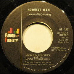 Gershon Kingsley Nowhere Man USED VINYL 7INCH 45 RPM PROMO