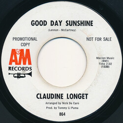 Claudine Longet Good Day Sunshine / The Look Of Love USED VINYL 7INCH SINGLE 45 RPM PROMO