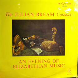 The Julian Bream Consort An Evening Of Elizabethan Music Vinyl LP USED