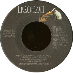 Jack Jones With One More Look At You USED VINYL 7INCH 45 RPM