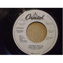 Frank Mills The Poet And I USED VINYL 7INCH 45 RPM SINGLE PROMO