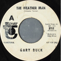 Gary Buck (2) The Weather Man USED VINYL 7INCH 45 RPM PROMO