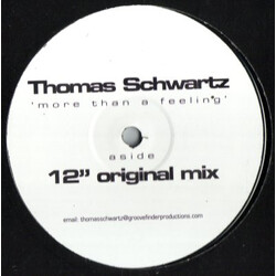 Thomas Schwartz More Than a Feeling VINYL 12" USED