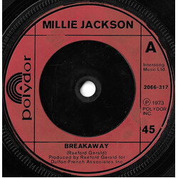 Millie Jackson Breakaway USED VINYL 7INCH 45 RPM SINGLE
