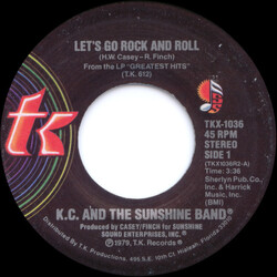KC & The Sunshine Band Let's Go Rock And Roll USED VINYL 7INCH 45 RPM SINGLE