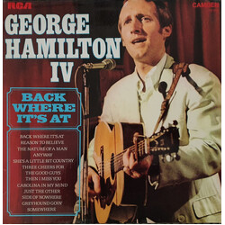 George Hamilton IV Back Where It's At Vinyl LP USED