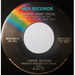 Lynyrd Skynyrd Saturday Night Special Vinyl 7" USED