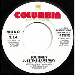 Journey Just The Same Way Vinyl 7" USED