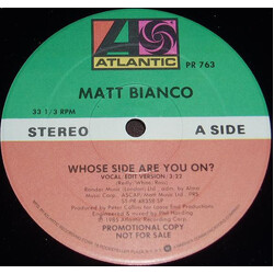 Matt Bianco Whose Side Are You On? USED VINYL 12INCH PROMO