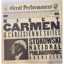 Leopold Stokowski / Georges Bizet / National Philharmonic Orchestra Carmen Suites 1 And 2 / L'Arlésienne Suites 1 And 2 Vinyl LP USED