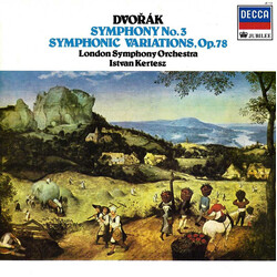 Antonín Dvořák / The London Symphony Orchestra / István Kertész Symphony No. 3 / Symphonic Variations, Op. 78 Vinyl LP USED