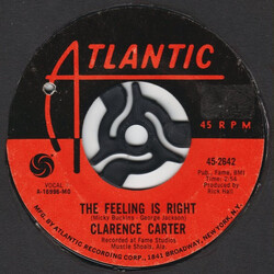 Clarence Carter The Feeling Is Right / You Can't Miss What You Can't Measure USED VINYL 7INCH 45 RPM