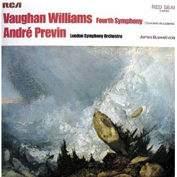 Ralph Vaughan Williams / André Previn / The London Symphony Orchestra / James Buswell Fourth Symphony / Concerto Accademico Vinyl LP USED