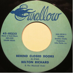 Belton Richard & The Musical Aces Behind Closed Doors USED VINYL 7INCH 45 RPM