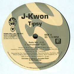 J-Kwon Tipsy USED VINYL 12INCH PROMO 33 S RPM
