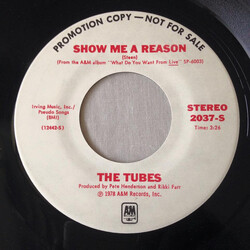The Tubes Show Me A Reason / I Saw Her Standing There USED VINYL 7INCH 45 RPM SINGLE PROMO