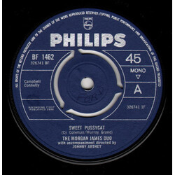 The Morgan-James Sweet Pussycat USED VINYL 7INCH 45 RPM MONO