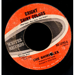 The Shirelles Bright Shiny Colors / Too Much Of A Good Thing USED VINYL 7INCH 45 RPM SINGLE STYRENE MONO