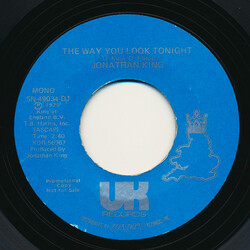 Jonathan King The Way You Look Tonight USED VINYL 7INCH 45 RPM SINGLE PROMO STEREO MONO