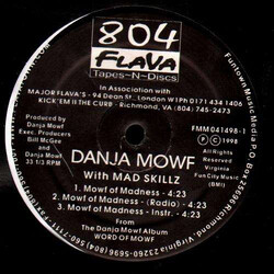 Danja Mowf Mowf Of Madness VINYL 12" USED