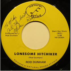 Rod Dunham Lonesome Hitchiker USED VINYL 7INCH 45 RPM
