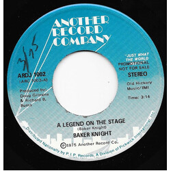 Baker Knight A Legend On The Stage USED VINYL 7INCH 45 RPM PROMO STEREO MONO