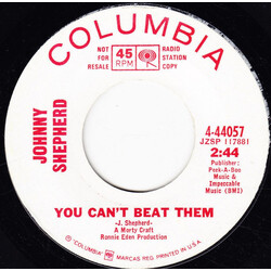 Johnny Shepherd You Can't Beat Them / Diddily Dee USED VINYL 7INCH 45 RPM PROMO