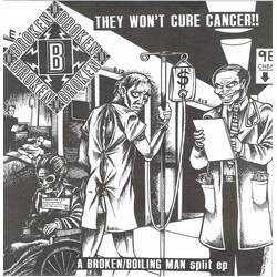 Broken (2) / Boiling Man They Won't Cure Cancer!! / Mr. Rat Race USED VINYL 7INCH EP 33 S RPM