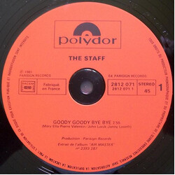 The Staff (2) Goody Goody Bye Bye / Tcha Tcha Tchina USED VINYL 12INCH 33 S RPM