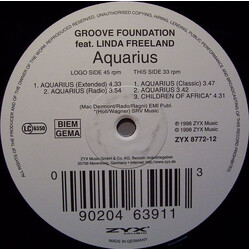 Groove Foundation (2) / Linda Freeland Aquarius VINYL 12" USED