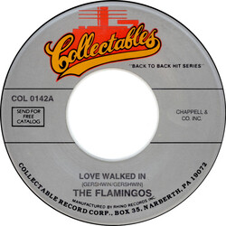 The Flamingos Love Walked In / At The Prom USED VINYL 7INCH 45 RPM MONO