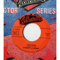 Robert & Johnny / The Royaltones (2) Your Mine / Crazy Love USED VINYL 7INCH 45 RPM REISSUE